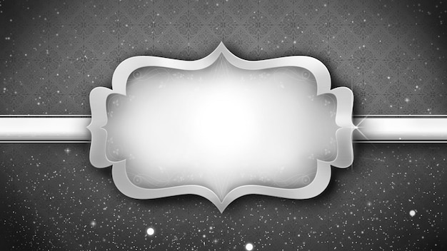 Marco de imágenes creativo ilustración de texto artístico o imágenes marcador de lugar maqueta de plantilla en blanco y negro