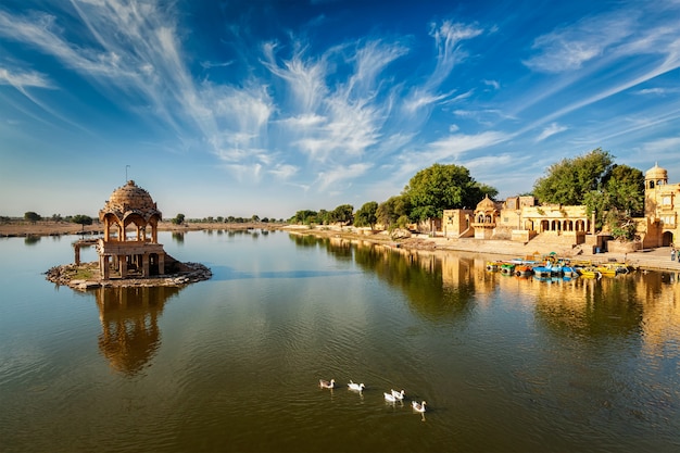 Marco indiano Gadi Sagar em Rajasthan