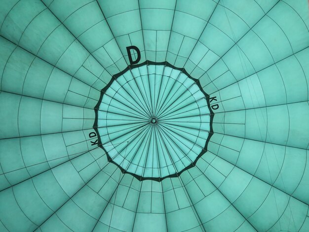 Un marco lleno de globos de aire caliente