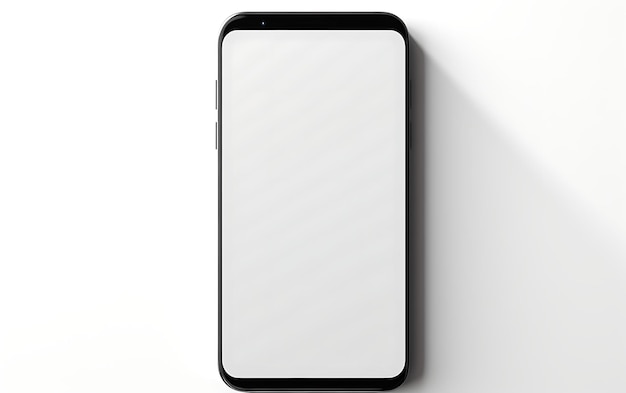 marco de maqueta de dispositivo Android en blanco moderno
