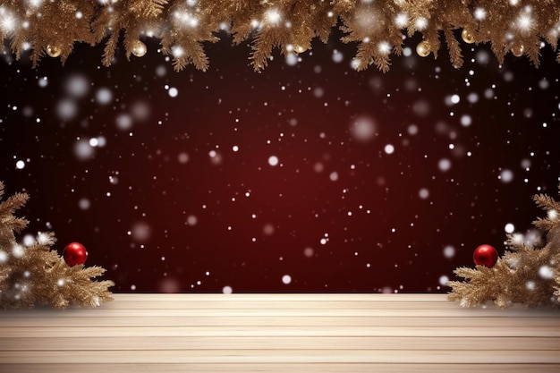 Foto marco de navidad y espacio de texto