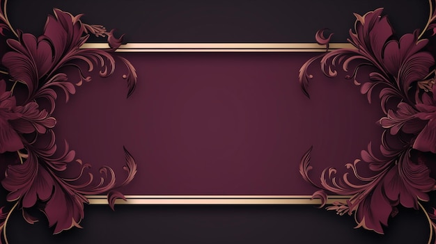 marco ornamental de fondo clásico