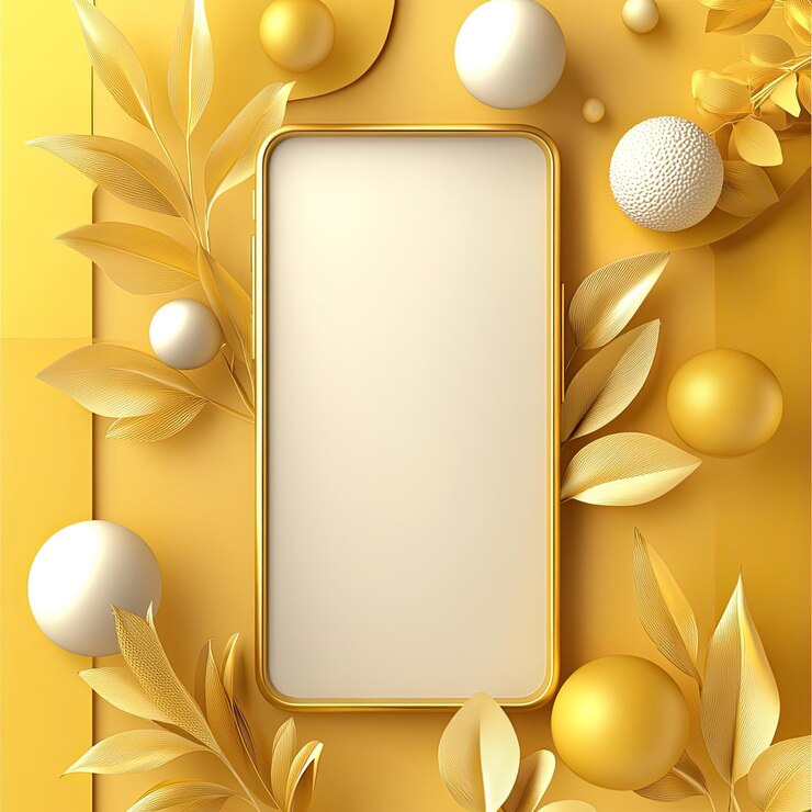 un marco de oro con un borde de oro y decoraciones en él