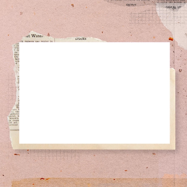 Marco png de textura beige con fondo transparente