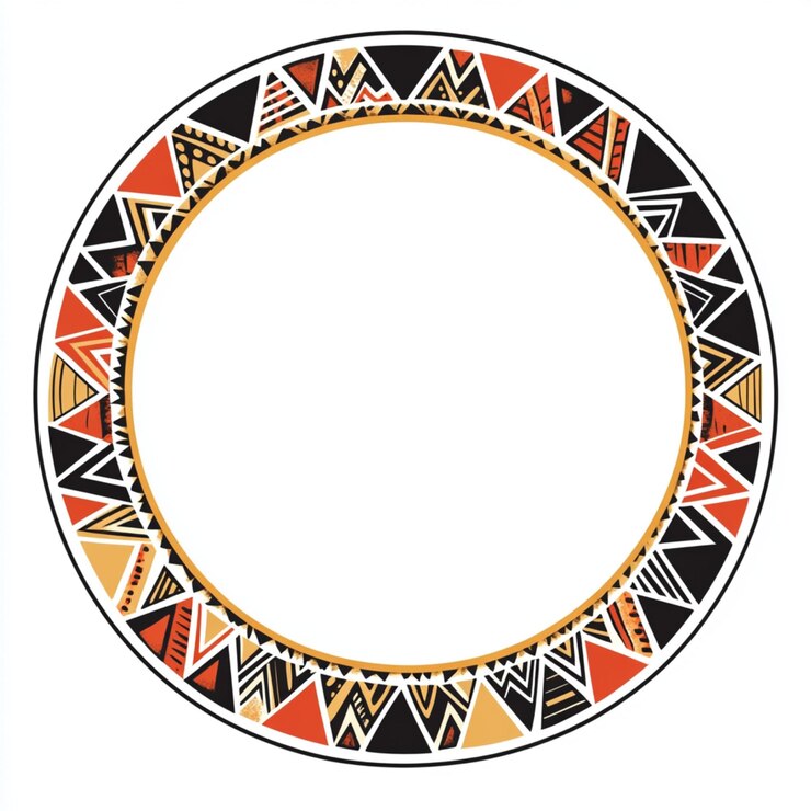 marco redondo tribal de África