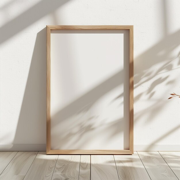 Marco de retrato de madera ligero y minimalista Diseño delgado