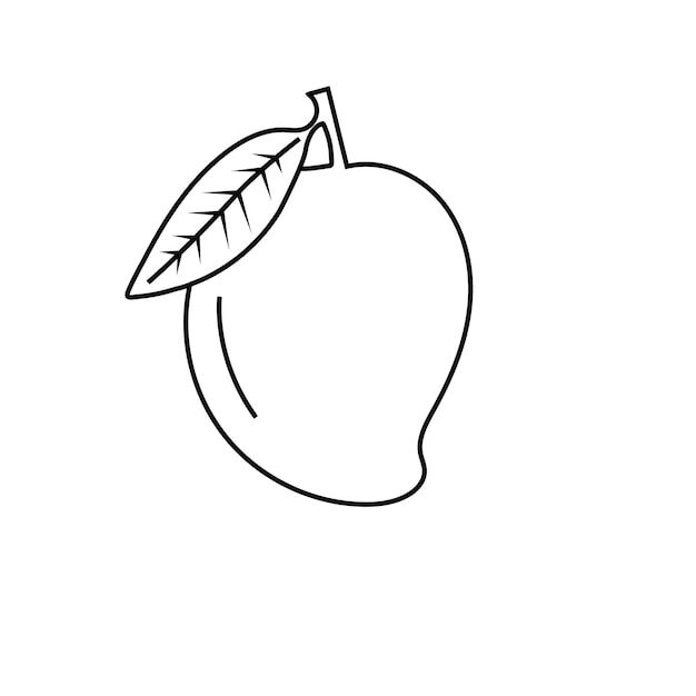 Marco vectorial con mango Patrón transparente de vector Ilustraciones dibujadas a mano