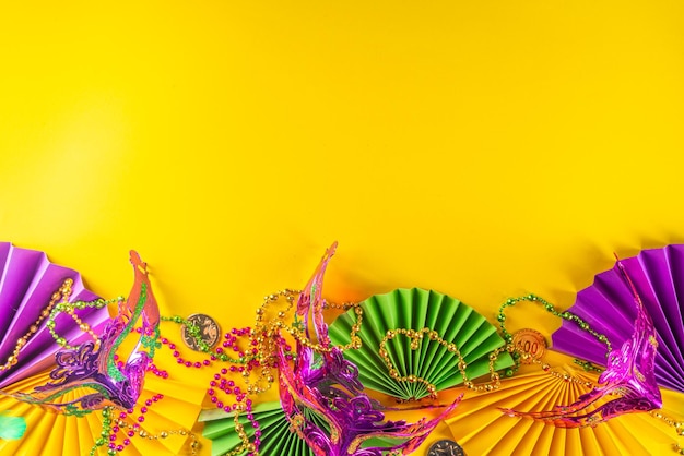 Mardi gras colorido fundo