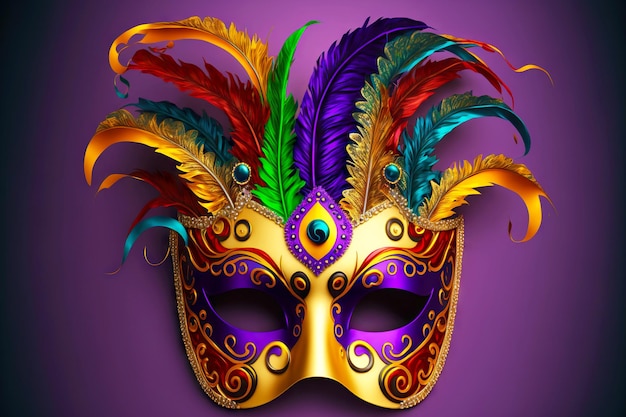 Mardi Gras Maskenfestival Kostümdekoration
