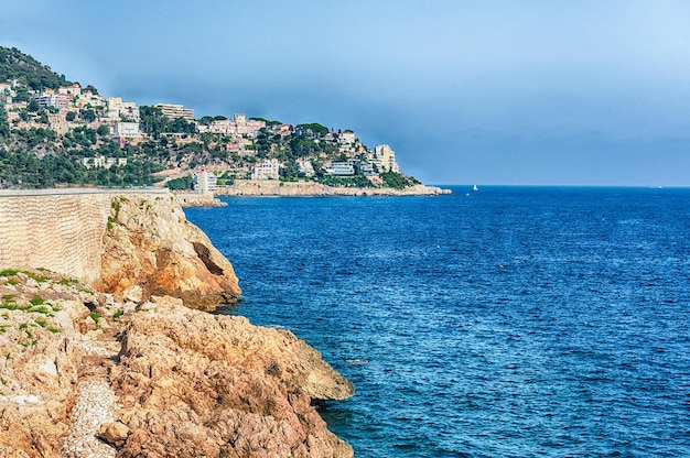 Margem cênica de Nice Cote d'Azur França