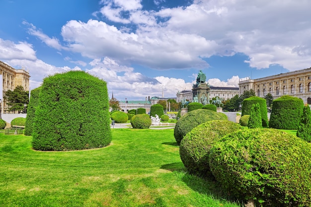 Maria Theresia Square.Kunst- und Geschichtsmuseum Kunsthistorisches Museum Wien, Österreich.