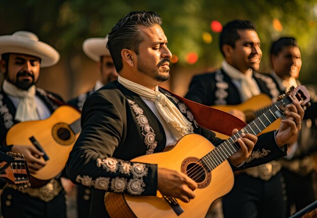 Foto mariachi espanha guitarrista