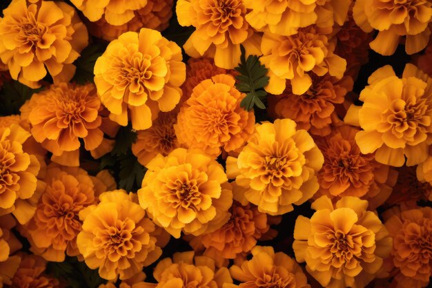 Marigolds como textura