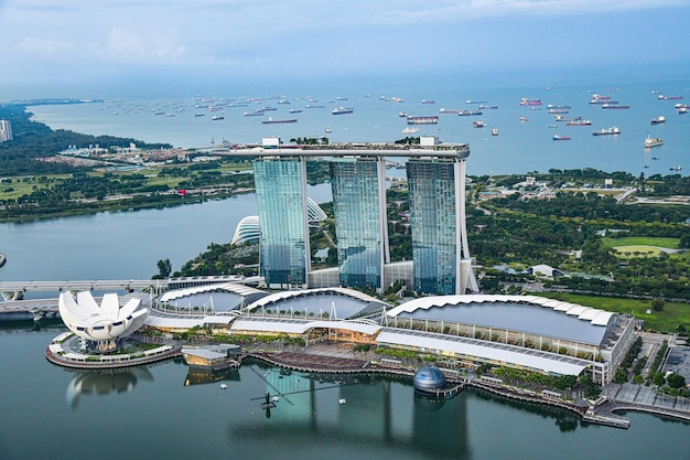 Foto marina bay sands en singapur