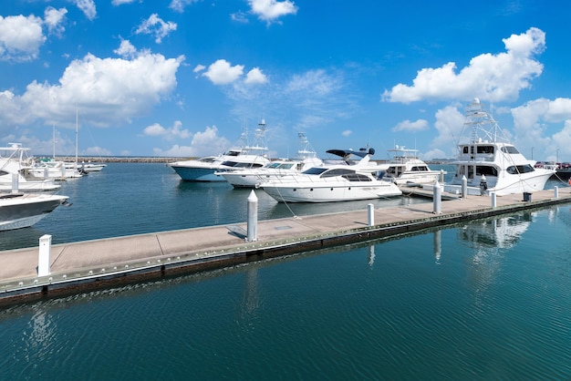 Marina do México e clube de iates em Veracruz Heroica no Golfo do México