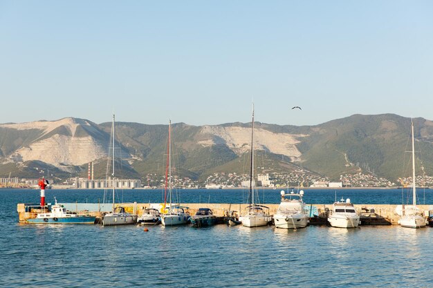 Marina para barcos e iates