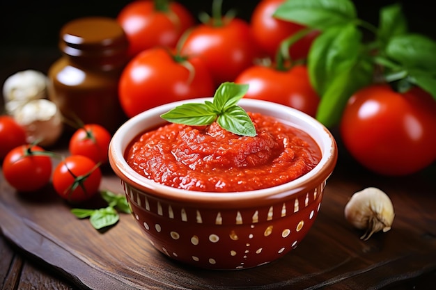Marinara-Sauce, italienisches Rezept, italienisches Essen und Küche