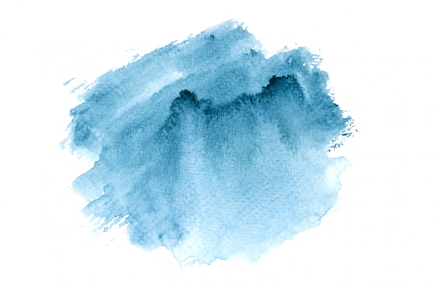 Marine-Aquarellfleck mit Farbschattierungen malen Hintergrund