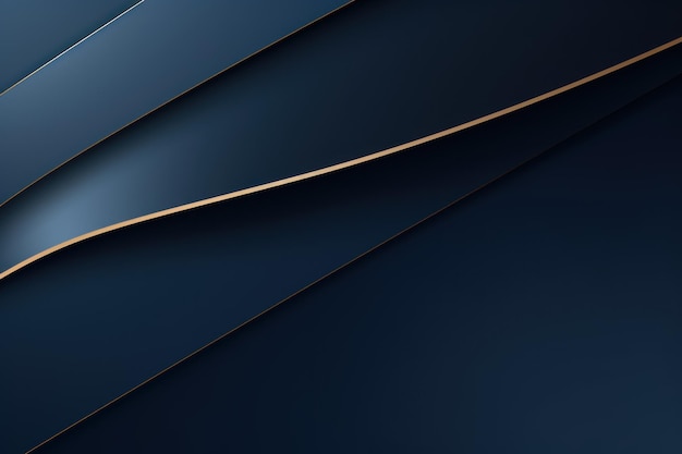 Marine blau modern minimal eleganter Hintergrund mit glänzenden Linien leeres Leermuster mit Kopierraum für
