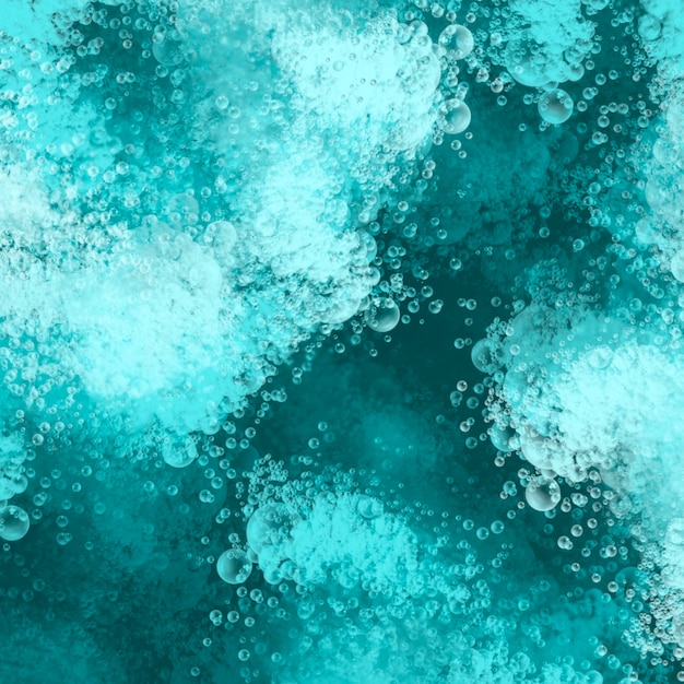 Foto marine hintergrund luftblasen auf wasser hintergrund abstrakten hintergrund