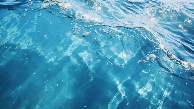 Marine Marvel Makroaufnahme von sonnigem Meerwasser