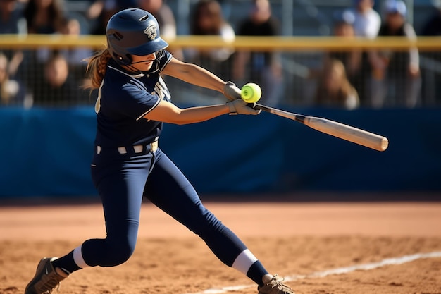 Marineblaue Softball-Uniform