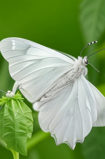 Foto mariposa blanca