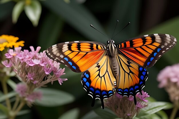 mariposa de colores