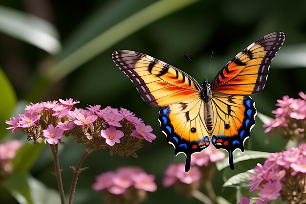 mariposa de colores