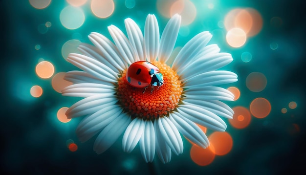 La mariposa en la flor