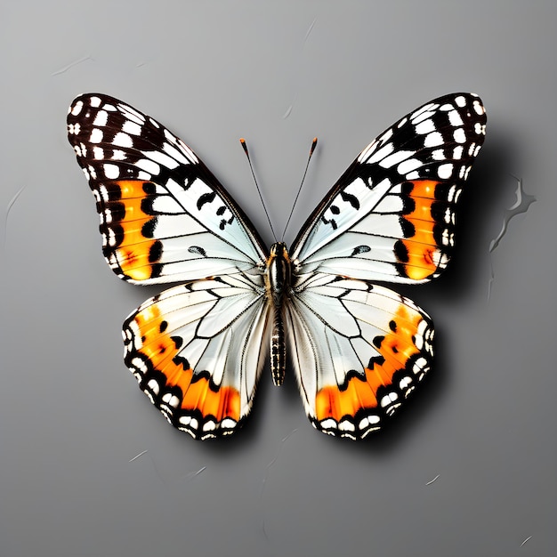 una mariposa con la palabra mariposa en ella