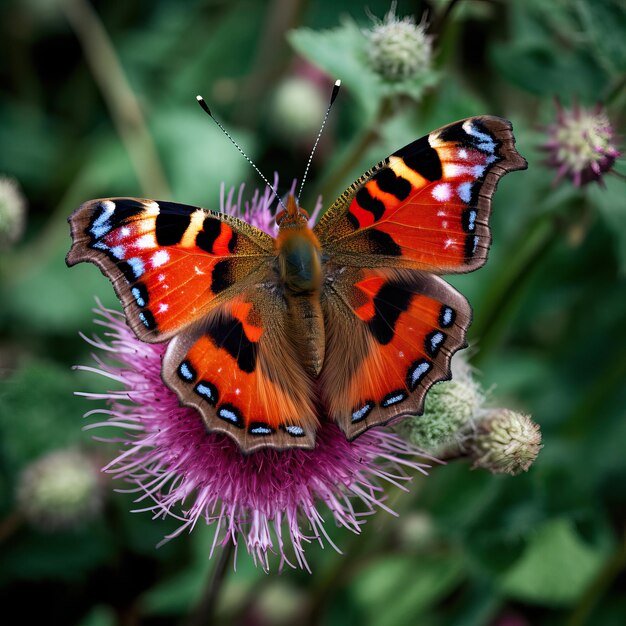 Las mariposas de cola de golondrina Jardín Mariposas de fiesta en flor