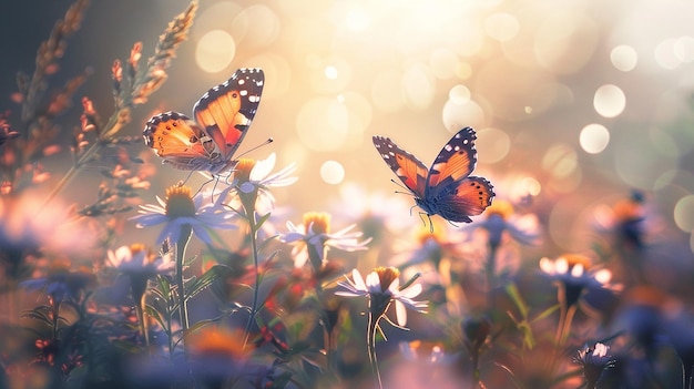 Las mariposas las flores el sol la naturaleza el vuelo las alas la belleza la delicadeza