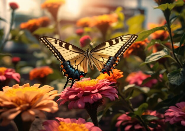 Las mariposas son insectos que tienen alas grandes, a menudo de colores brillantes.