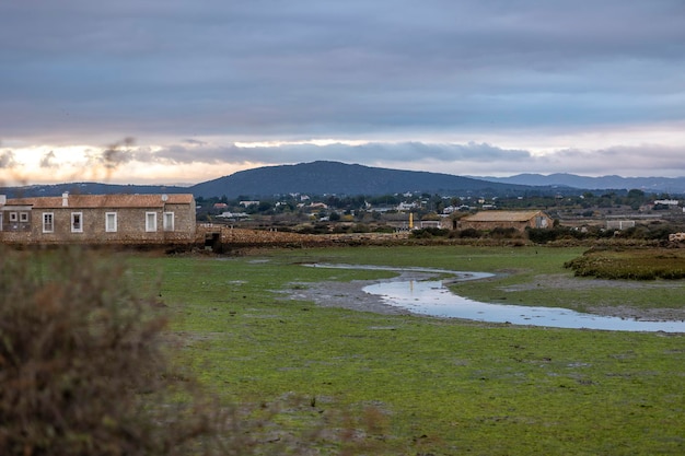 Marismas naturales del pueblo de Fuseta