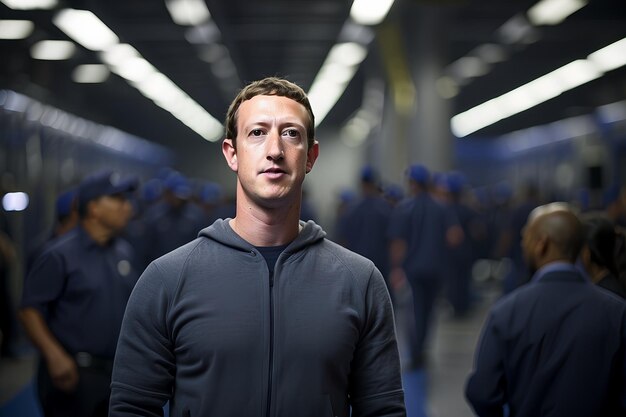 Mark Zuckerberg criador do Facebook homem americano ai imagem