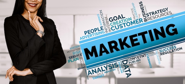 Marketing der digitalen Technologie Geschäftskonzept uds