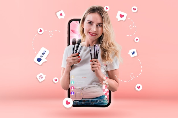 Marketing de influencers de mujeres de talla media