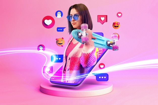 Marketing de influencers de mujeres de talla media