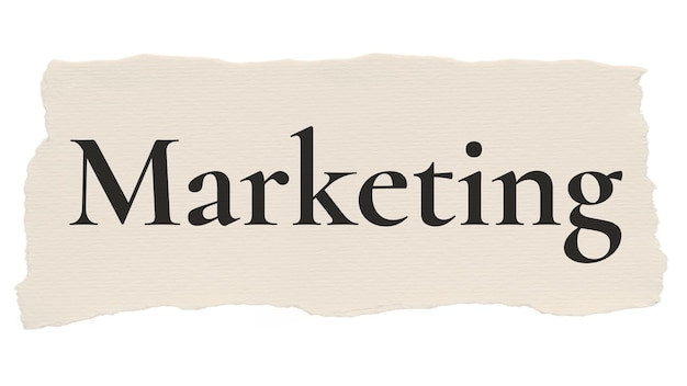 Marketing png-Wort-Aufkleber Typografie zerrissenes Papier transparenter Hintergrund