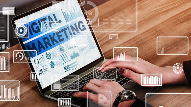 Marketing von Digital Technology Business konzeptionell