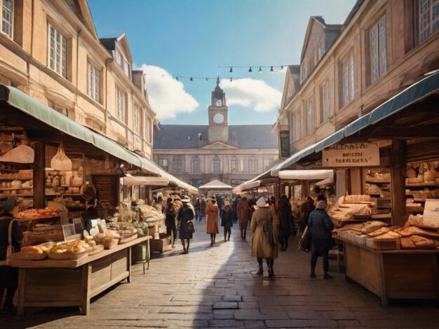 Markt in der chinesischen Stadt