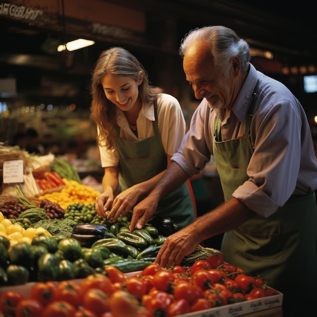 Foto marktdialog