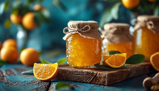 Foto marmelada de laranja caseira em mesa de madeira laranja azeda de sevilha laranja amargo laranja marmelada laranja nativa do sudeste da ásia frutas tropicais caseiras marmelada saborosa em fundo branco alimentação saudável