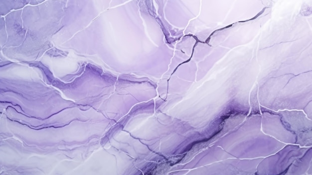 Mármol lavanda con hielo Fondo horizontal Fondo de textura de piedra abstracta Material natural brillante Superficie Ilustración fotorrealista generada por IA