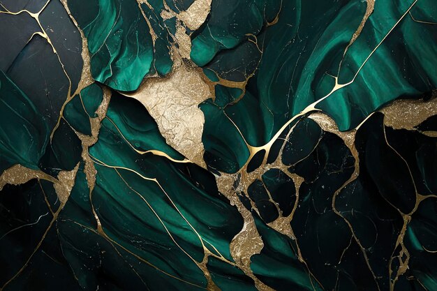 mármol de mármol con líneas doradas, elegante diseño de fondo para diseño gráfico. color verde esmeralda o jade