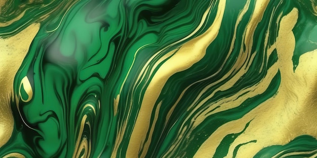 Marmor Textur Flüssig fließende Hintergrundkunst Splash Diy Flüssigfarben Gold Schwarz