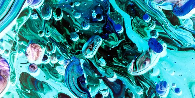 Marmor Wunder Eine visuelle Freude an Textur und Farbe in der flüssigen Kunst