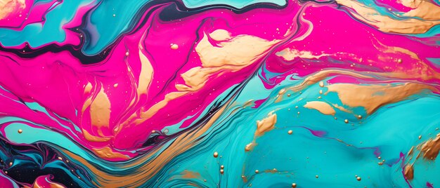 Marmorblauer und rosa abstrakter Hintergrund Flüssigmarmorfarbenmuster
