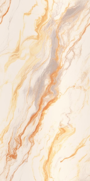 Marmormuster mit orangefarbenen und weißen Farben auf weißem Hintergrund